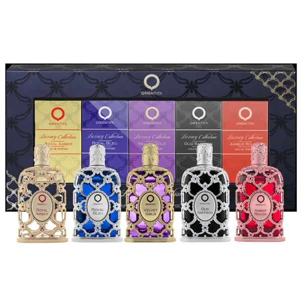 MINI SET ORIENTICA LUXYURY COLLECTION (5PC) 0.25 OZ EDP SP