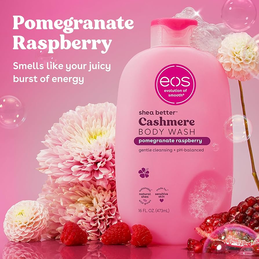 BODY WASH EOS POMEGRANATE RASBERRY 16OZ