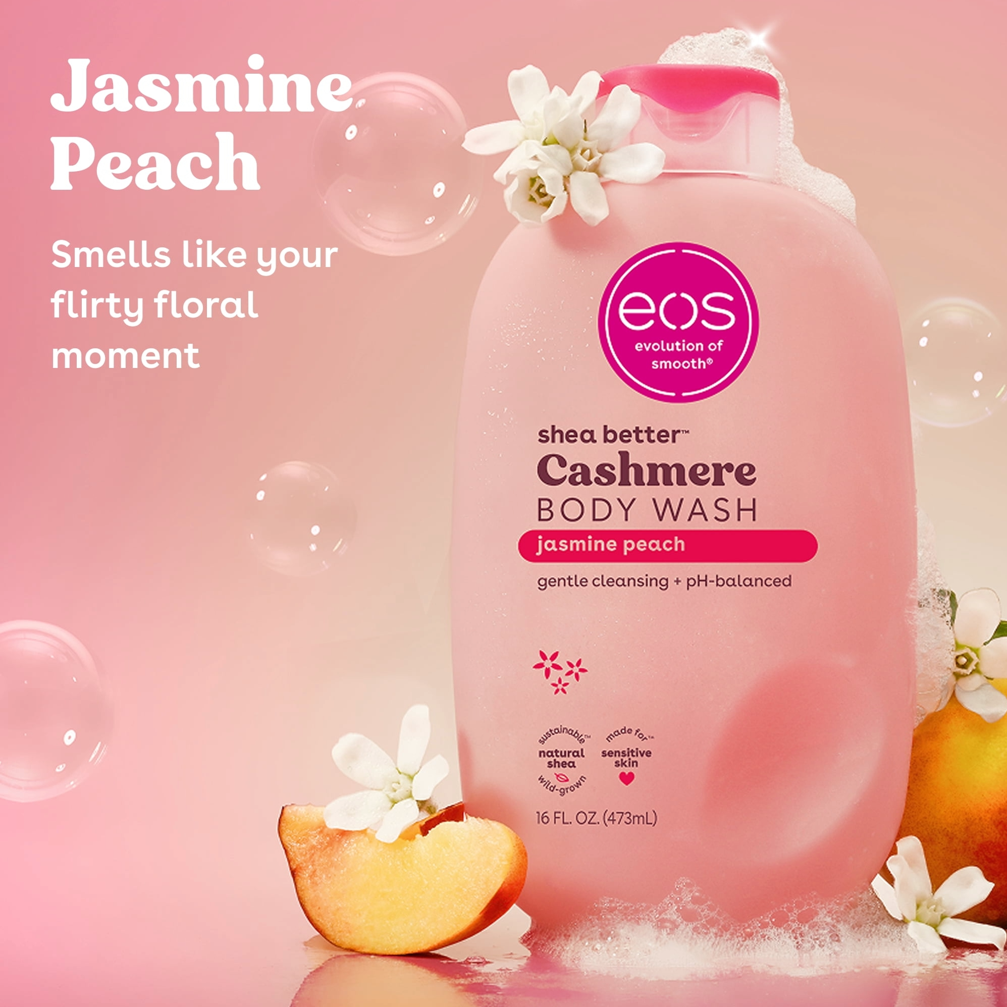 BODY WASH EOS JASMINE PEACH 16OZ